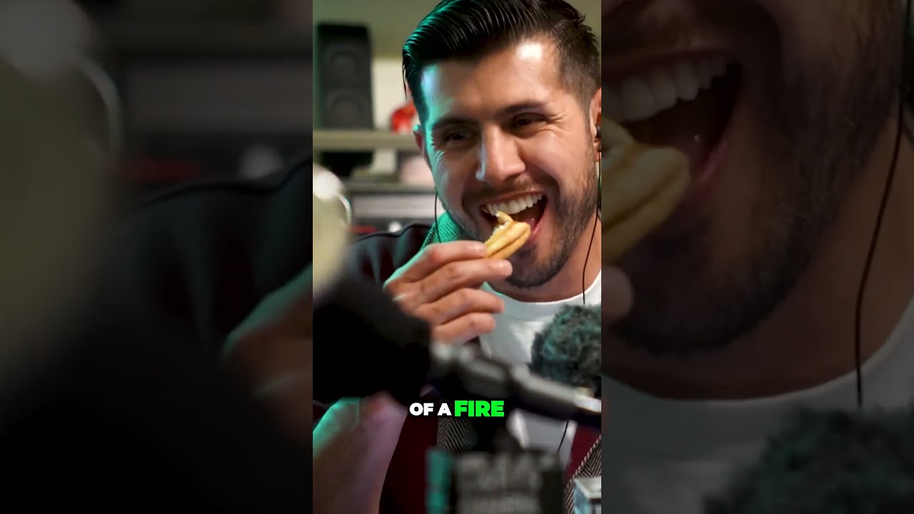 Indulging in ASMR delights Sipping on a Manhattan and devouring pizza