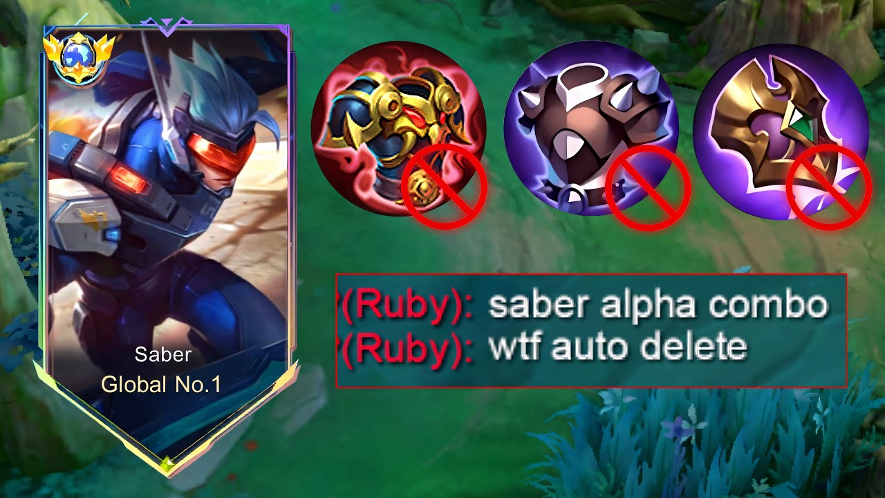 THIS SABER ANTI-TANK BUILD IS ILLEGAL 😨 SABER DESTROYS TANKS 💀