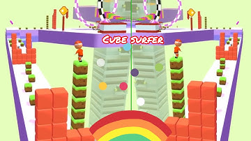 Cube Surfer! 👩🏻‍🚀all levels gameplay walkthrough  (ios,android) part-2