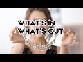 Top jewelry trends 2024  whats in whats out