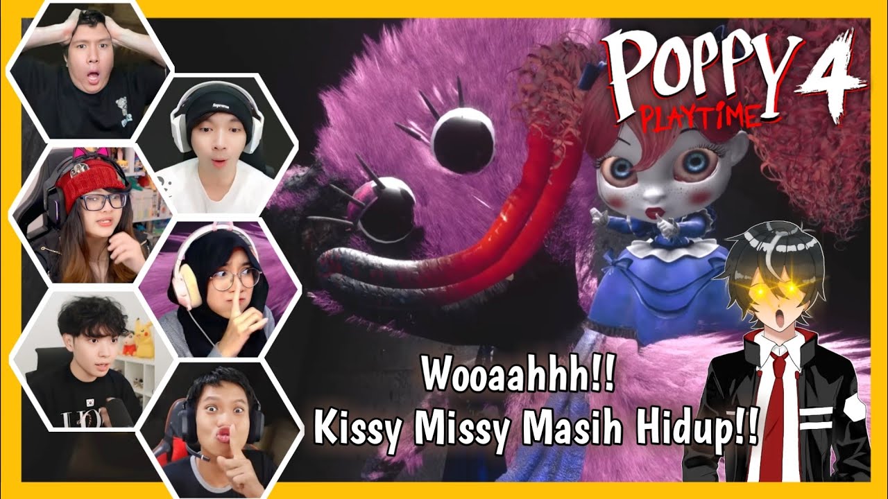 Reaksi Gamers Saat Kissy dan Poppy Meyelamatkan Kita Dari Prototype?? | Poppy Playtime - Chapter 4