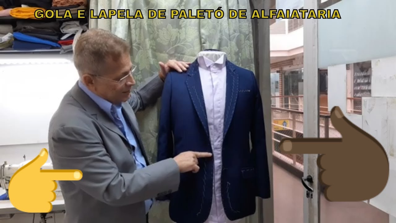 Paletó Alfaiataria/ Gola e Lapela