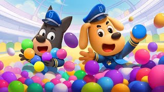 Ball Pit Makes Me Itchy Safety Tips Kids Cartoons Sheriff Labrador New Episodes Kids Tv Kids Tv