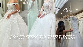 Full I Found My Wedding Dress! 👰‍♀️💍 Emotional Try-On Vlog | Wedding Diaries Ep 1 🎀 Update