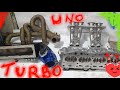 Fiat uno turbo - 1° fase di studio/valutazione a banco di flussaggio.