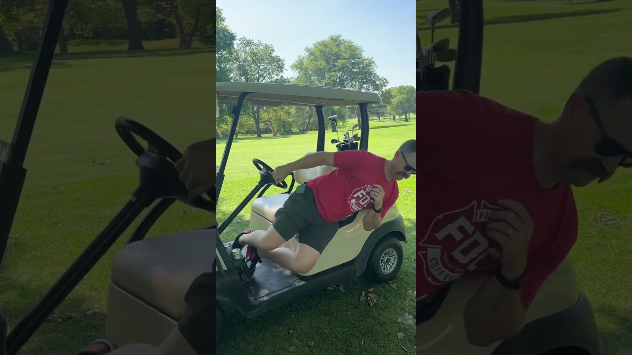 That’s unFOREtunate. #golf #fore #bullseye