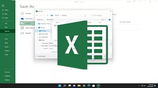 How to Save as on Desktop in Microsoft Excel Workbook Sheet Spreadsheet [Tutorial] screenshot 5