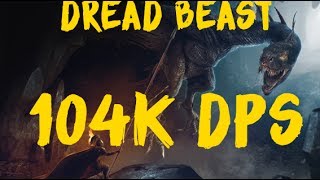 LotRO: Hunter SUPER 104k  DPS parse on Dread Beast