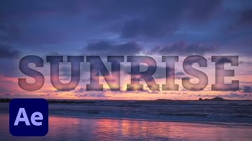 Fill Text with Video Using Track Mattes in After Effects | Adobe Creative Cloud