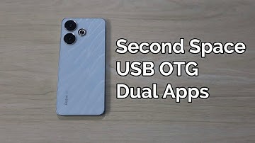 Redmi 13 5G  Second Space, Dual Apps , USB OTG
