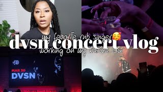 I WENT TO A DVSN CONCERT | working on my karma tour