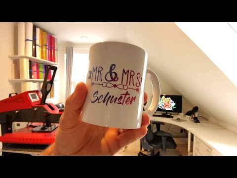 Video: Wie bedrucke ich Tassen mit Sublimation?