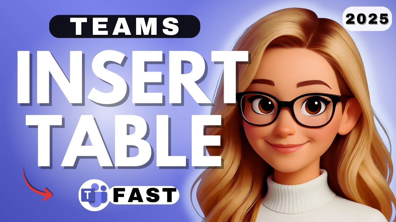 How to Insert Table in Microsoft Teams - YouTube