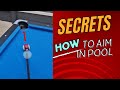 How to aim in pool