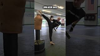 Spinning Hook Kick Tutorial! #martialarts #mma #kickboxing