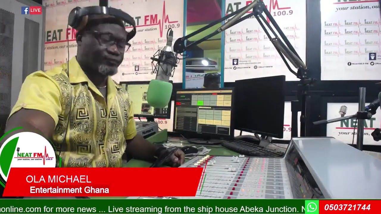ENTERTAINMENT GH with OLA MICHAEL on NEAT 100.9 FM   on NEAT 100.9 FM   16/02/2026