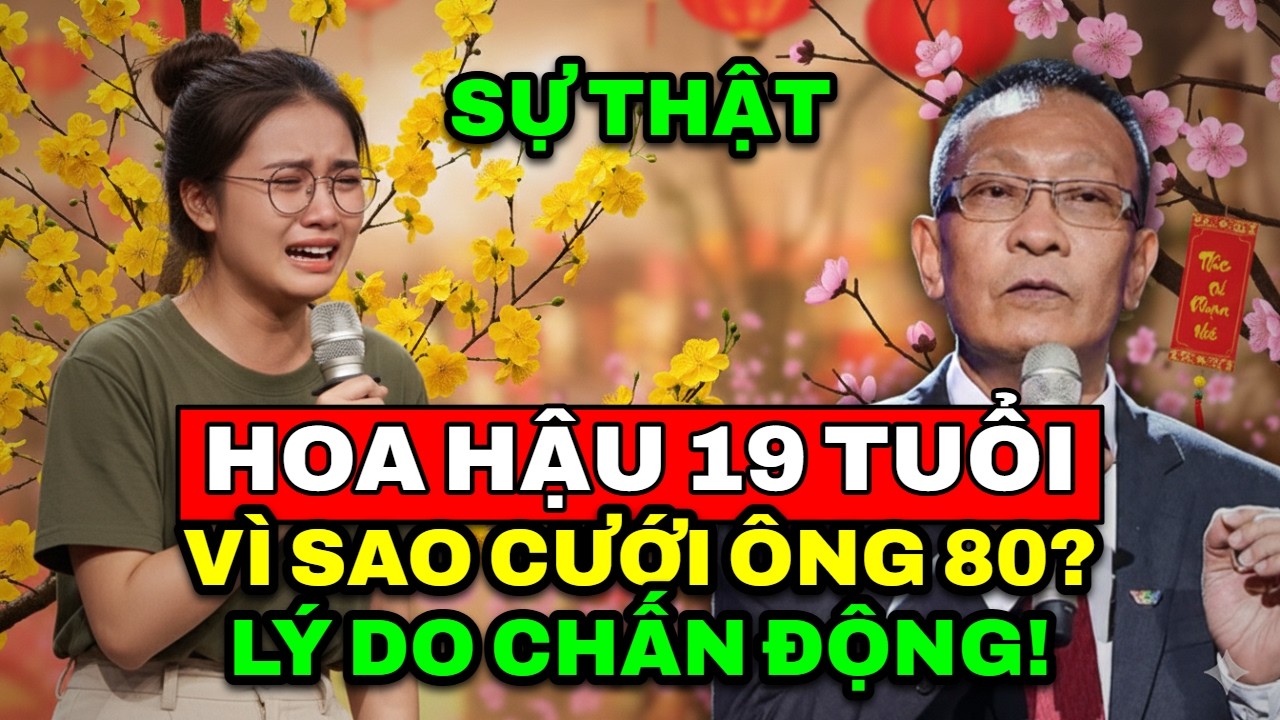 TÂM SỰ CÙNG VĂN SÂM - Sự thật chấn động: Vì sao hoa hậu 19 tuổi lại chọn cưới người đàn ông 80 tuổi?
