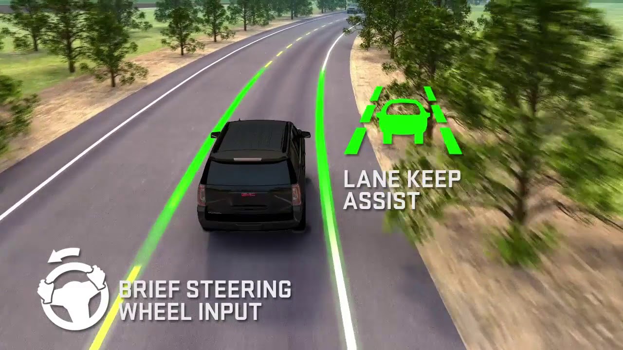 Buick And Gmc Lane Keep Assist With Lane Departure Warning Youtube