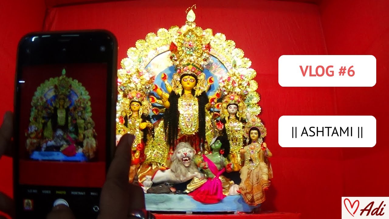 ASHTAMI VLOG | DURGA PUJO 2021 VLOG SERIES | ADRIKA SHINJINI