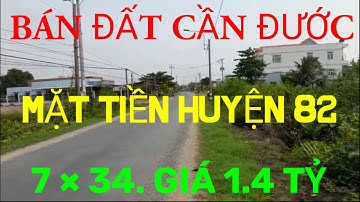 (Ms 263❤Đã Bán) Đất Mặt Tiền Huyện 82 Cần Đước Giá 1.4 Tỷ Tiện Buôn Bán Kinh Doanh | Bđs Long An