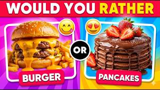 WOULD YOU RATHER: USA Food Edition 🤯 Hardest American Food Choices!