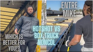 HOTSHOT VS BOXTRUCK NON CDL WHICH ONE IS BETTER FOR YOU!? Hotshot owner operator / BOXTRUCK owner op