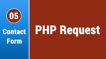Create Contact Form in Arabic #05 - Creating The PHP Form Request