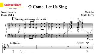 Celebrity O COME, LET US SING | DEMO | SATB | Song Offering Profile