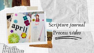 |How to create a Scripture writing Journal| Process Video|