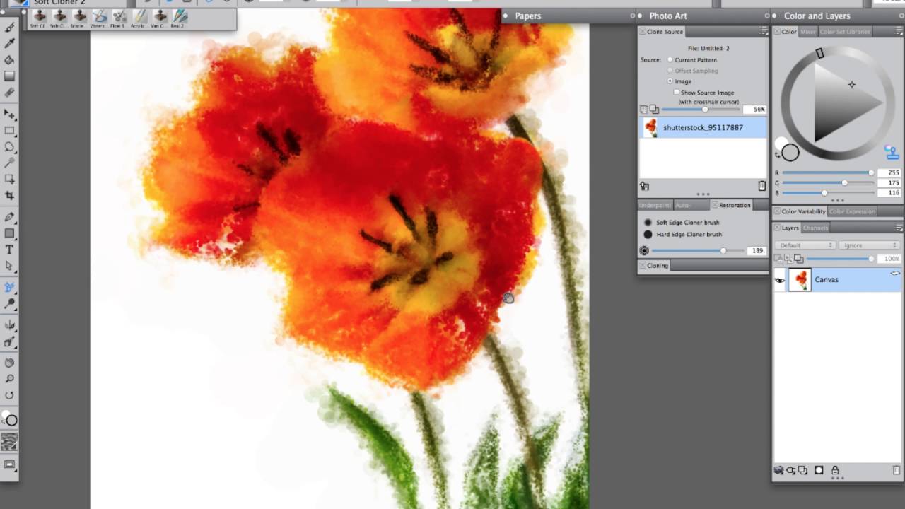 Photo Art Palette Layout Introduction - YouTube