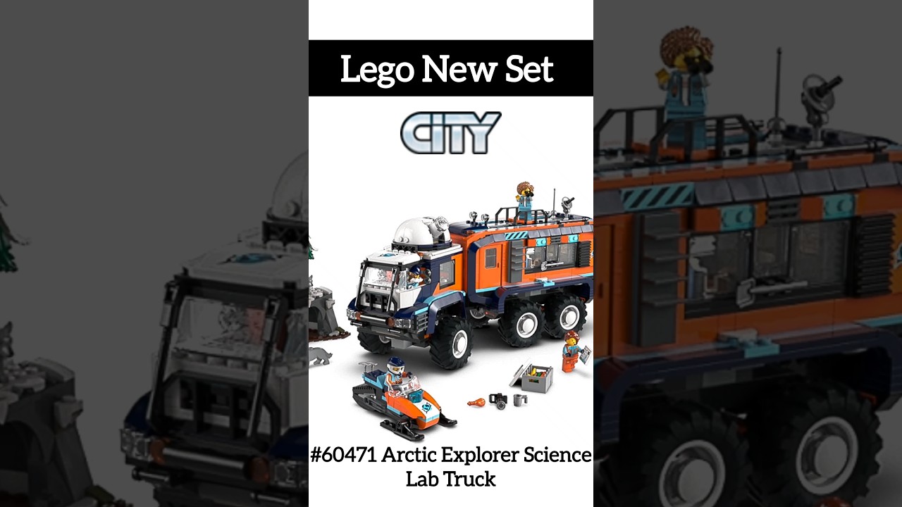 LEGO New Set - #60471 Arctic Explorer Science Lab Truck - YouTube
