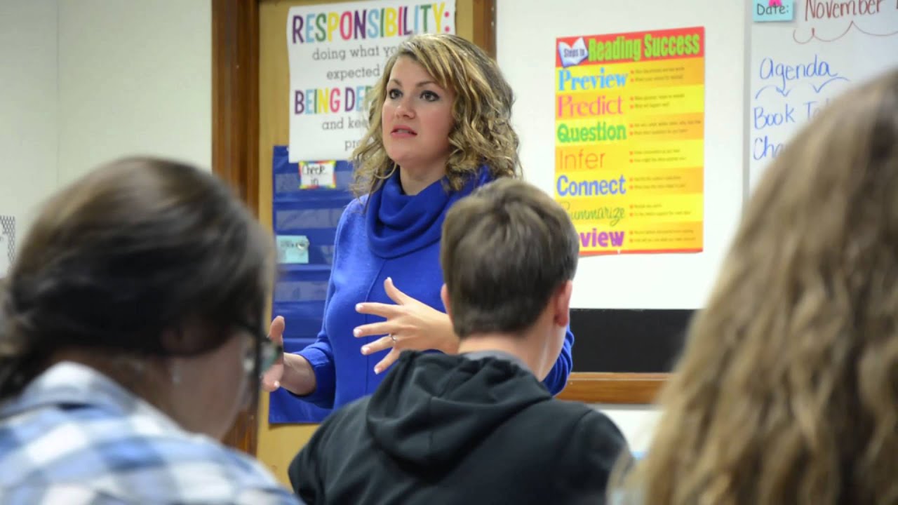 GVSU Spotlight on Katie Grove, a high school teacher and student in the Master of Education (M.Ed.) in Literacy Studies program.