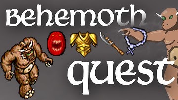 Tibia: Behemoth Quest - [Lvl +80]