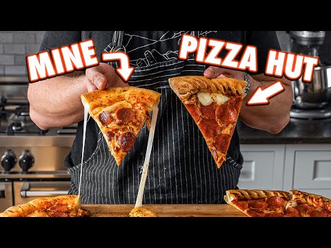 Making Pizza Hut Stuffed Crust At Home | But Better