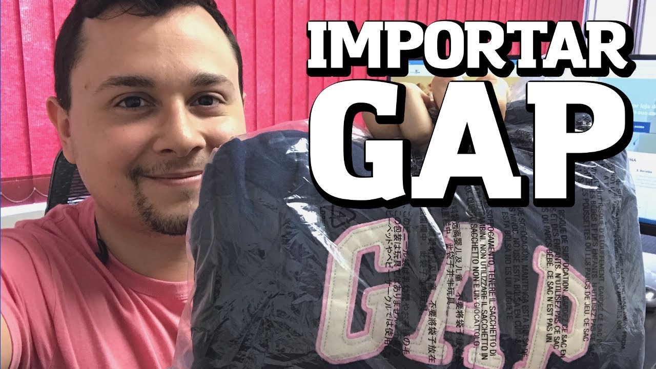 Como importar roupas da GAP — originais e com desconto