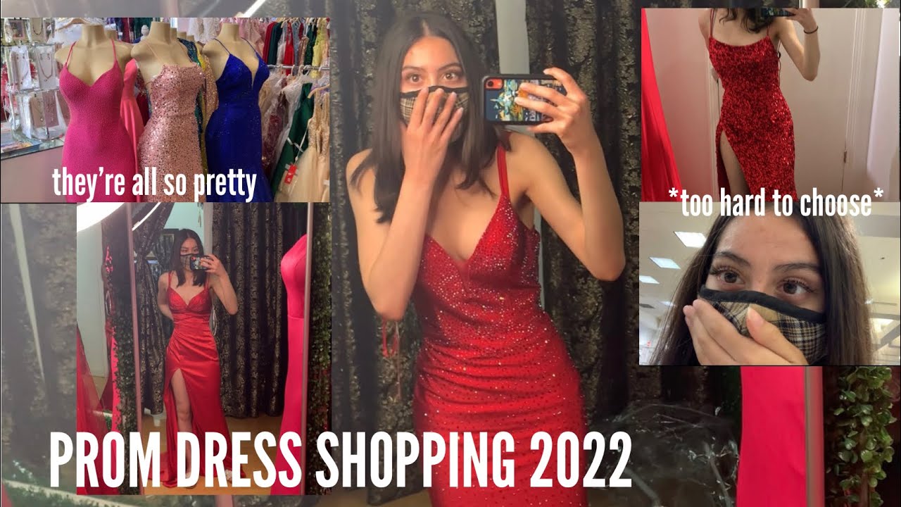 shopping for my PROM DRESS ￼￼| PROM DRESS SHOPPING 2022