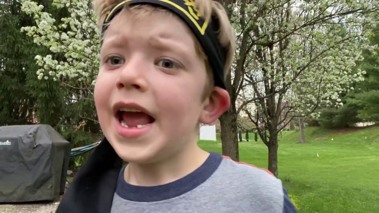 Ninja Crosley does his Ninja Roundhouse Kick for Ninja Kidz TV YouTube