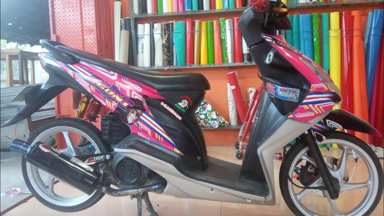 DECAL Stiker Honda Beat KarbuICONUNYU UNYU YouTube