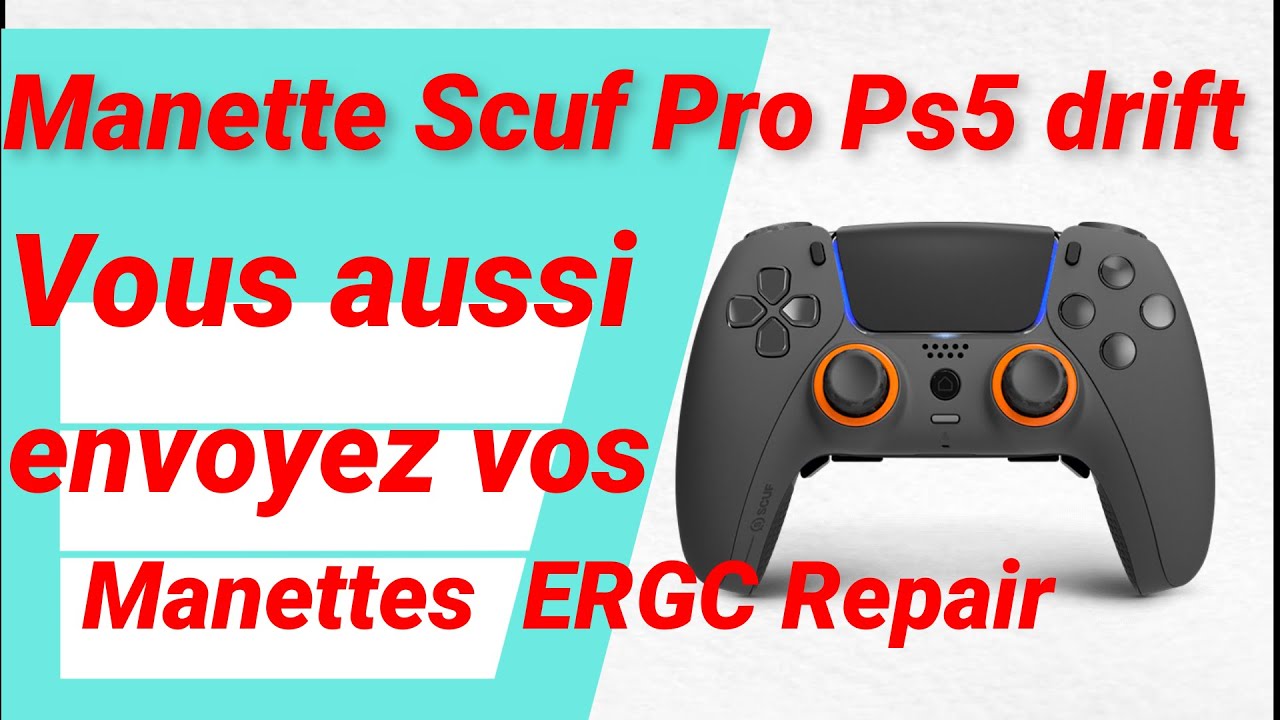 Réparation de La manette SCUF PS5 qui drift---réparer vos produit deviens un jeu d'enfants--