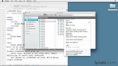 Lynda.com HTML Essential Training