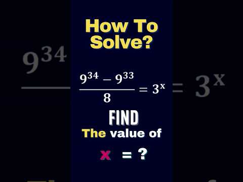 Solving For x