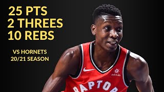 Chris Boucher 25 Pts 2 Threes 10 Rebs 2 Asts 3 Blks Highlights vs Hornets | NBA 20/21 Season