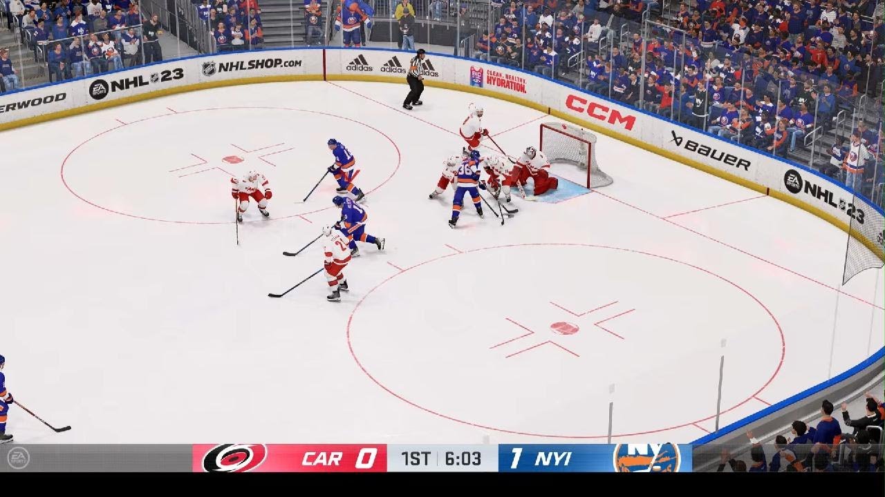 NHL 23 Carolina Hurricanes vs. New York Islanders, Game 3 of Stanley