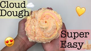 SUPER EASY CLOUD DOUGH SLIME RECIPE!!