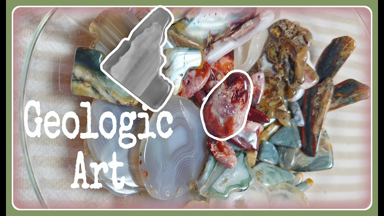 Прекрасные горные агаты и яшмы из Айдахо