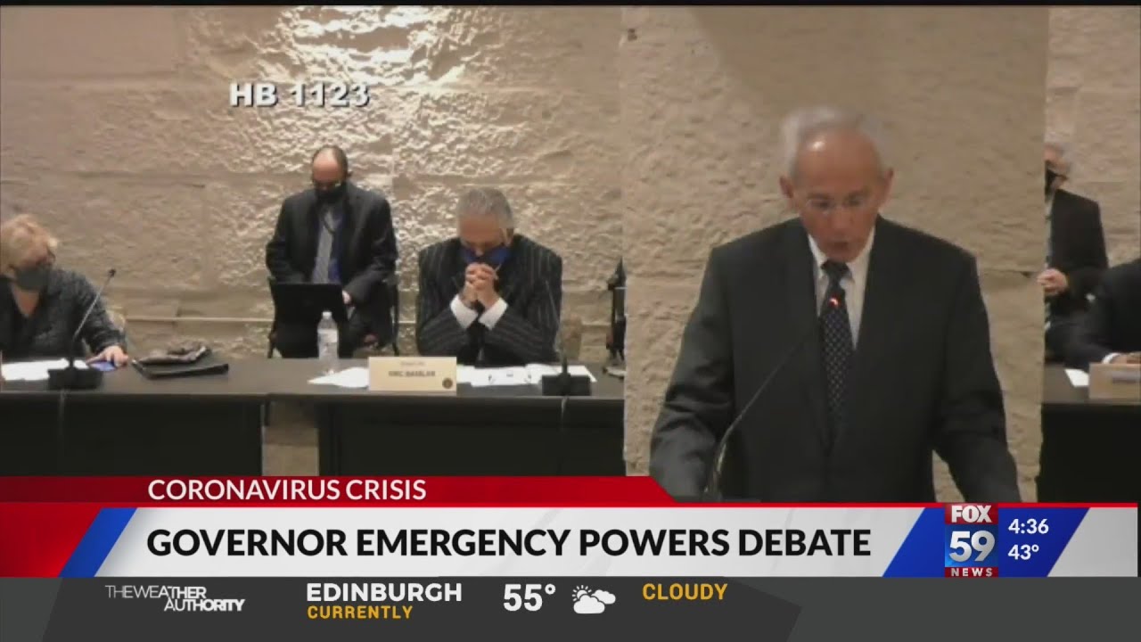 Debate over governor's emergency powers