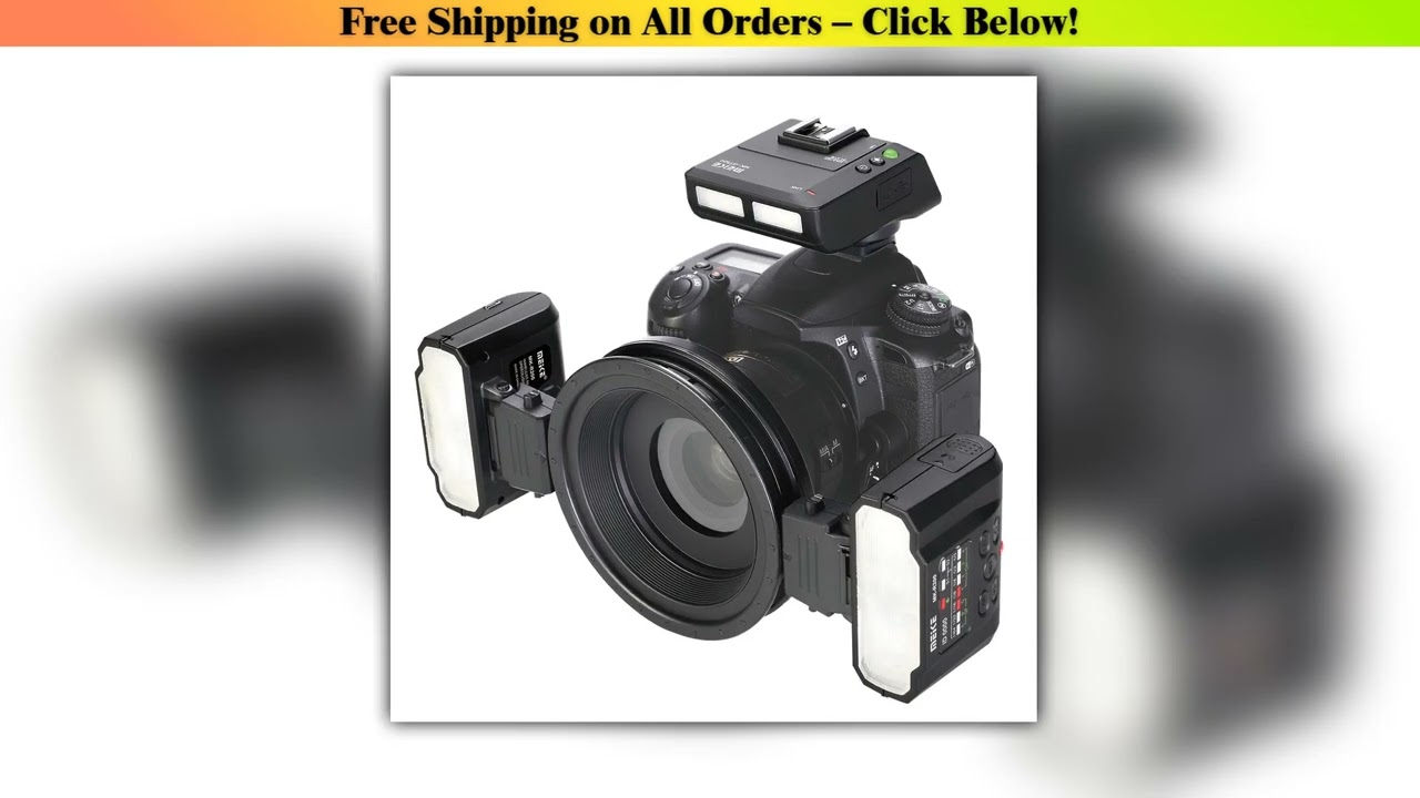 Meike MK-MT24 Macro Twin Lite Speedlight Flash for Canon /Sony/Nikon Cameras Wholesale Best