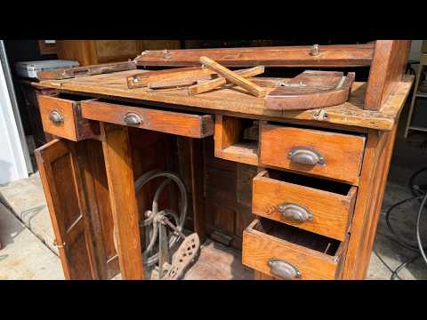 Ep. 137 Restoration of Antique Watchmaker’s Bench 