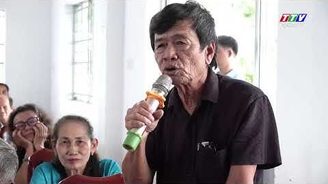 Đại biểu HĐND tỉnh tiếp xúc cử tri xã Vĩnh Công | TayNinhTV