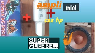 Merakit ampli mini TDA 2003   cas hp. 10